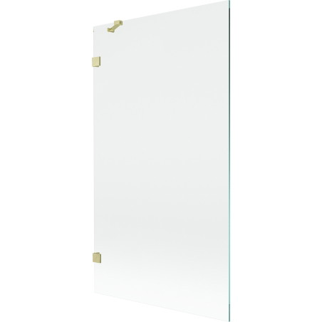 Mexen Lunar vannitoaekraan 1-ukseline 100 x 150 cm, läbipaistev, kuldne harjatud - 897-100-000-55-00
