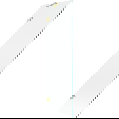 Mexen Lunar 1-flillege Buedekabine 50 x 150 cm, transparent, gëll gebürstet - 897-050-000-55-00