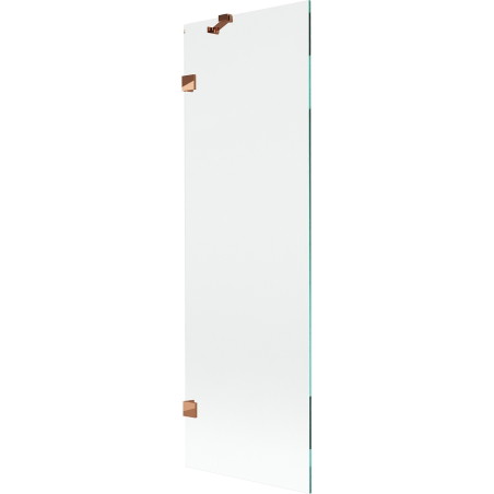 Mexen Lunar üheukseline vannisein 60 x 150 cm, läbipaistev, roosakuld - 897-060-000-60-00