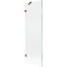Mexen Lunar mampara de baño de 1 hoja 60 x 150 cm, transparente, oro rosa - 897-060-000-60-00