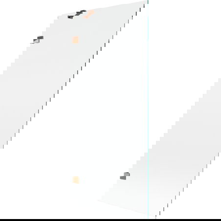 Mexen Lunar suihkuseinämä, yksiovi, 80 x 150 cm, läpinäkyvä, ruusukulta - 897-080-000-60-00