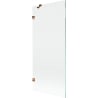 Mexen Lunar 1-wing 80 x 150 cm Bath Screen, Transparent, Rose Gold - 897-080-000-60-00