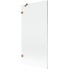 Mexen Lunar vannitoa paravan 1-tiivaline 90 x 150 cm, läbipaistev, roosa kuld - 897-090-000-60-00
