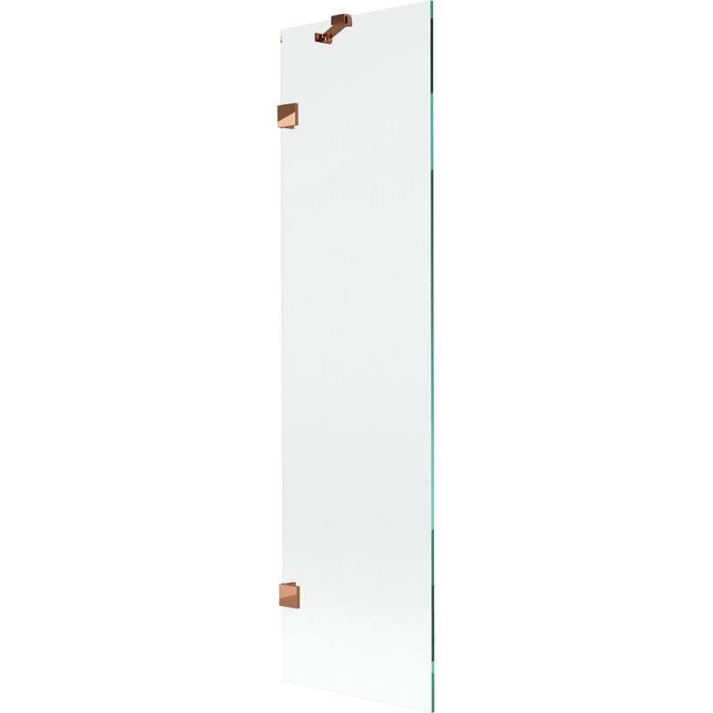 Mexen Lunar Duschwand, eenflig, 50 x 150 cm, transparent, rosa Gold - 897-050-000-60-00