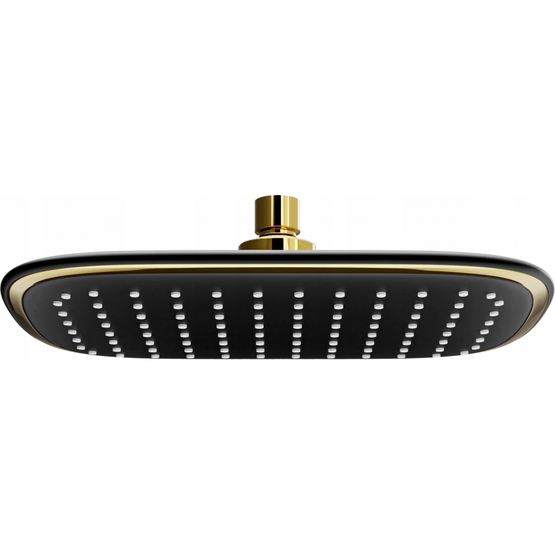 Mexen D-49 douche de tête 25x29 cm, noire/dorée - 79749-75