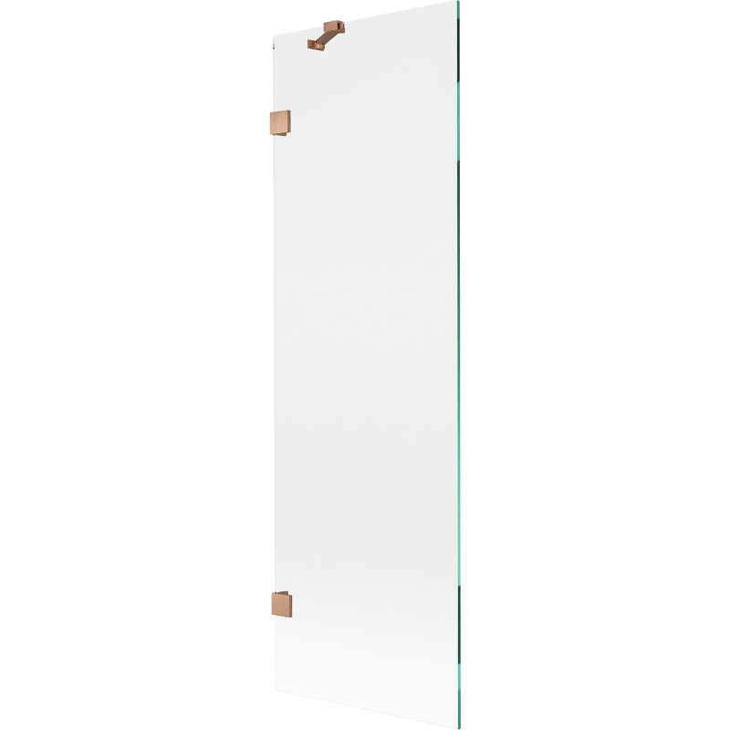 Mexen Lunar Duschabtrennung 1-flügelig 60 x 150 cm, transparent, gebürstetes Kupfer - 897-060-000-65-00
