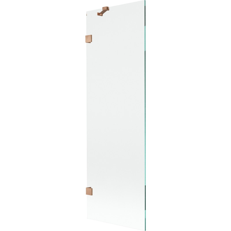 Mexen Lunar vannitoapaneel, 1-tiivaline, 60 x 150 cm, läbipaistev, harjatud vask - 897-060-000-65-00