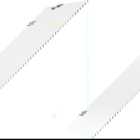 Mexen Lunar paratia doccia a 1 anta 60 x 150 cm, trasparente, rame spazzolato - 897-060-000-65-00