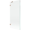 Mexen Lunar 1-krilni paravan za tuš 80 x 150 cm, proziran, brušena bakar - 897-080-000-65-00