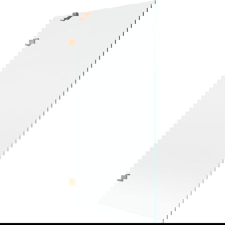 Mexen Lunar badwand 1-deurs 90 x 150 cm, transparant, geborsteld koper - 897-090-000-65-00