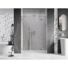 Mexen Lunar porte de douche pivotante droite 140 cm, transparent, chrome - 834S-140-050-01-00-P