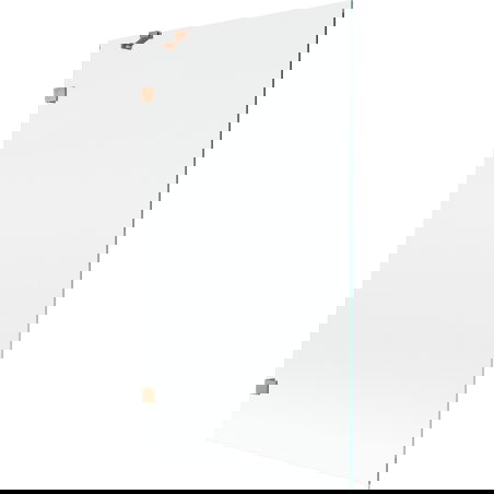 Mexen Lunar painel de duche de 1 folha 100 x 150 cm, transparente, cobre escovado - 897-100-000-65-00