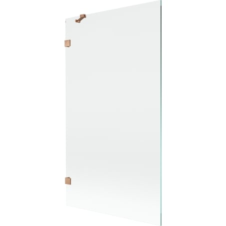 Mexen Lunar parawan nawannowy 1-skrzydłowy 100 x 150 cm, transparent, miedź szczotkowana - 897-100-000-65-00