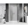 Mexen Lunar parema käe hingedega dušiuks 150 cm, läbipaistev, kroom - 834S-150-050-01-00-P