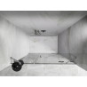 Mexen Lunar dušiuks ukse parempoolne 160 cm, läbipaistev, kroom - 834S-160-050-01-00-P