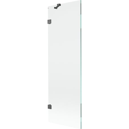 Mexen Lunar Shower Screen 1-Panel 60 x 150 cm, Transparent, Brushed Gun Gray - 897-060-000-66-00
