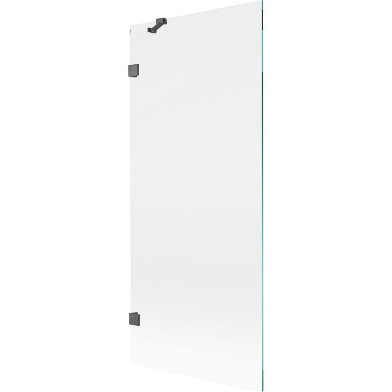 Mexen Lunar Duschwand 1-flügelig 80 x 150 cm, transparent, gebürstetes Gun Gray - 897-080-000-66-00