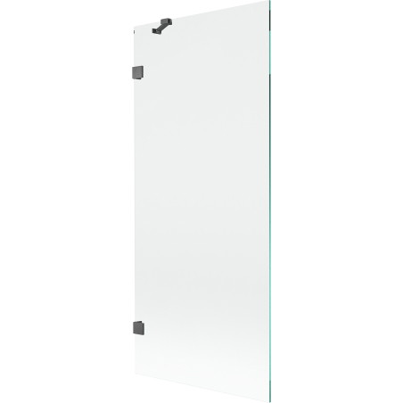 Mexen Lunar vannitoa dušisein 1-paneelne 80 x 150 cm, läbipaistev, harjatud relv-hall - 897-080-000-66-00