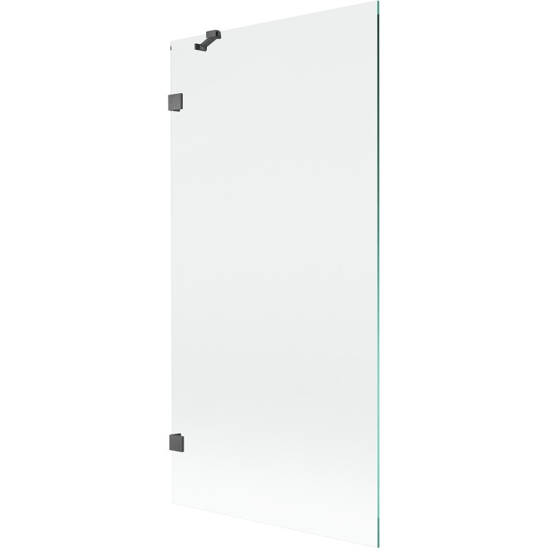 Mexen Lunar parawan nawannowy 1-skrzydłowy 90 x 150 cm, transparent, gun gray szczotkowany - 897-090-000-66-00