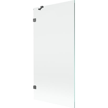 Mexen Lunar 1-panel shower screen 90 x 150 cm, transparent, brushed gun gray - 897-090-000-66-00