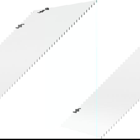 Mexen Lunar Duschwand 1-flügelig 90 x 150 cm, transparent, gebürstetes Gun Grau - 897-090-000-66-00