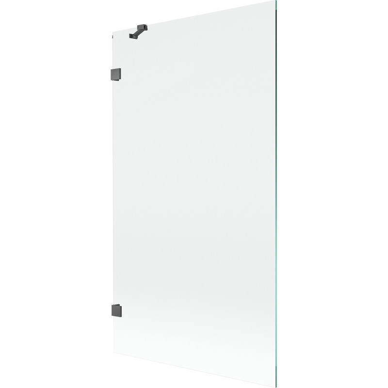 Mexen Lunar vannitoauks 1-leheline 100 x 150 cm, läbipaistev, püssihall harjatud - 897-100-000-66-00