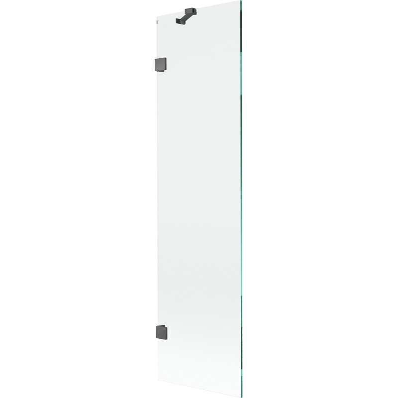 Mexen Lunar paravan za kadu s 1 krilom 50 x 150 cm, proziran, brušeni pištolj sivi - 897-050-000-66-00