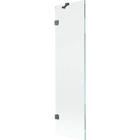 Mexen Lunar vannivalkang 1-tiivaline 50 x 150 cm, läbipaistev, harjatud gun gray - 897-050-000-66-00