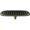 Mexen D-49 Regendusche 25x29 cm, schwarz/gold - 79749-75