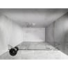 Mexen Lunar drzwi prysznicowe uchylne prawe 140 cm, transparent, białe - 834S-140-050-20-00-P