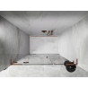 Mexen Lunar L dušiuks tiibuks vasak 120 cm, läbipaistev, roosa kuld - 834SL-120-050-60-00-L