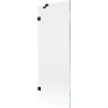 Mexen Lunar paravan za kadu s jednim krilom 70 x 150 cm, proziran, crni - 897-070-000-70-00
