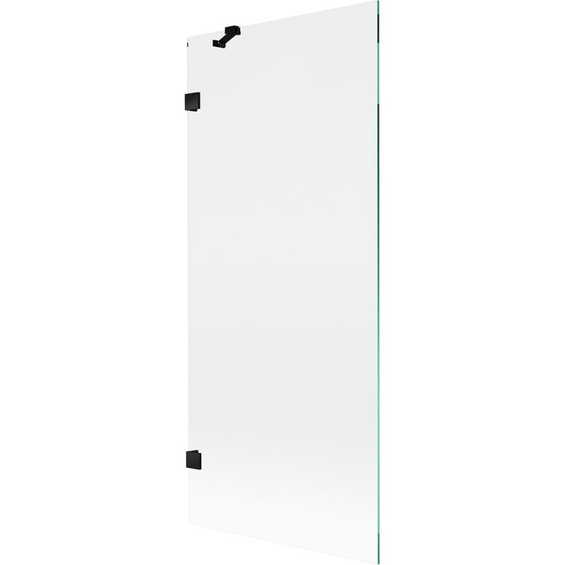 Mexen Lunar paratia da doccia 1 anta 80 x 150 cm, trasparente, nero - 897-080-000-70-00