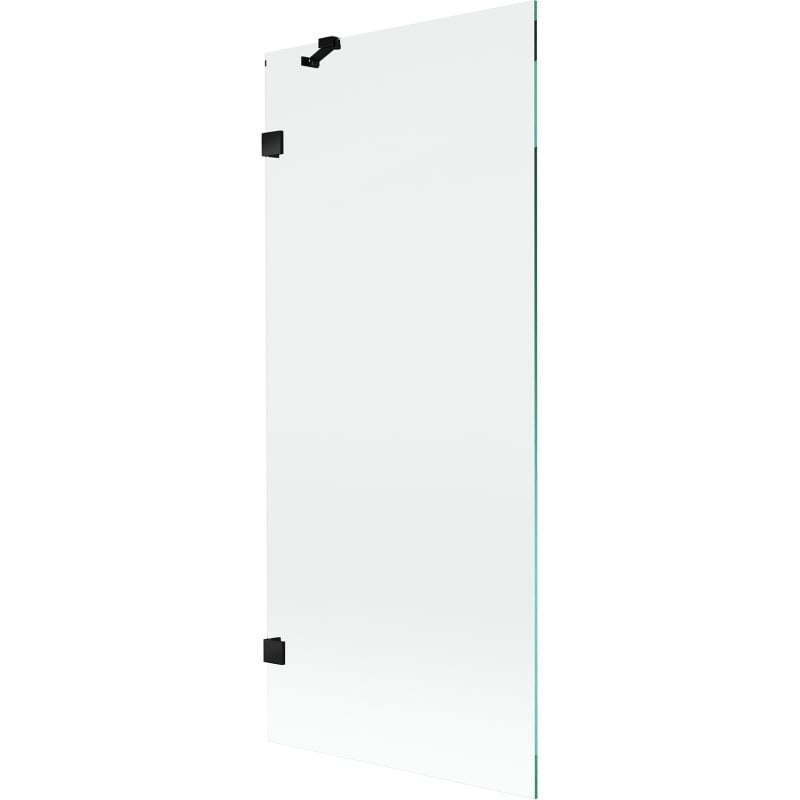 Mexen Lunar vannivalamu 1-tiivaline 80 x 150 cm, läbipaistev, must - 897-080-000-70-00