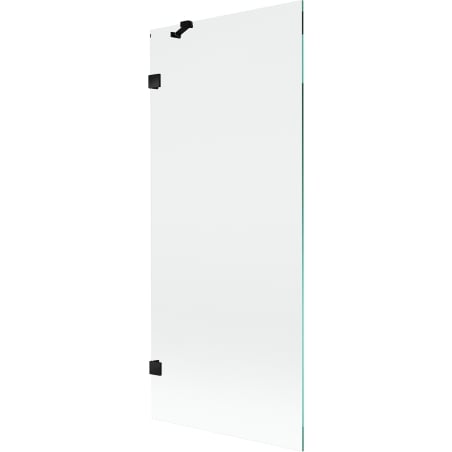 Mexen Lunar vannivalamu 1-tiivaline 80 x 150 cm, läbipaistev, must - 897-080-000-70-00
