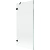 Mexen Lunar 1-panel Bath Screen 80 x 150 cm, Transparent, Black - 897-080-000-70-00