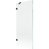 Mexen Lunar vannivalamu 1-tiivaline 80 x 150 cm, läbipaistev, must - 897-080-000-70-00