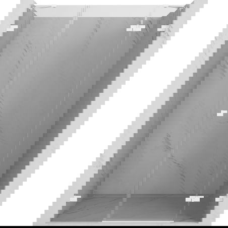 Mexen Lunar Duschflügeltüren rechts 155 cm, transparent, weiß - 834S-155-050-20-00-P