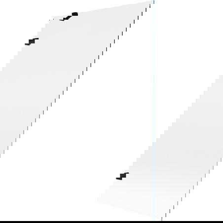 Mexen Lunar vienas vannas ekrāns 90 x 150 cm, caurspīdīgs, melns - 897-090-000-70-00