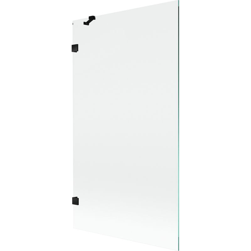 Mexen Lunar Duschwand 1-flügelig 100 x 150 cm, transparent, schwarz - 897-100-000-70-00