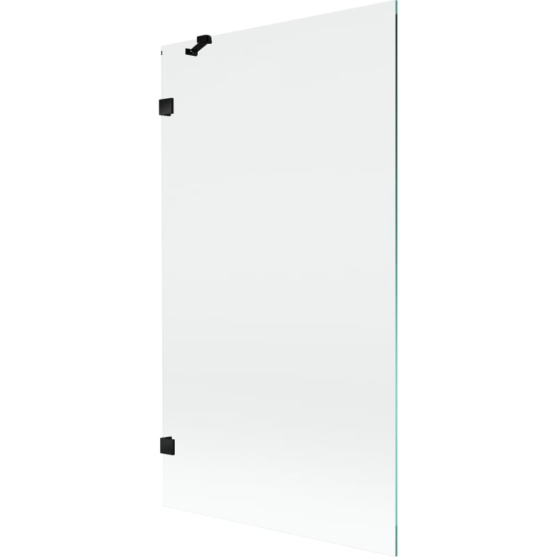 Mexen Lunar painel de chuveiro de 1 painel 100 x 150 cm, transparente, preto - 897-100-000-70-00