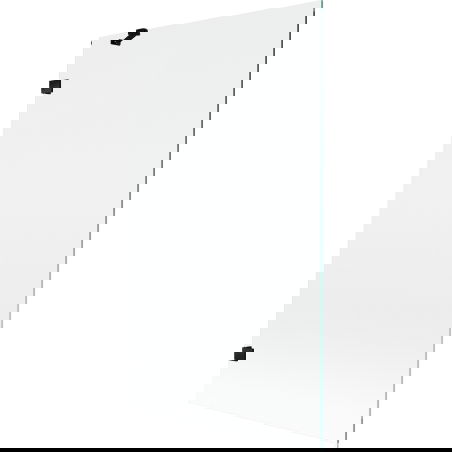 Mexen Lunar painel de chuveiro de 1 painel 100 x 150 cm, transparente, preto - 897-100-000-70-00