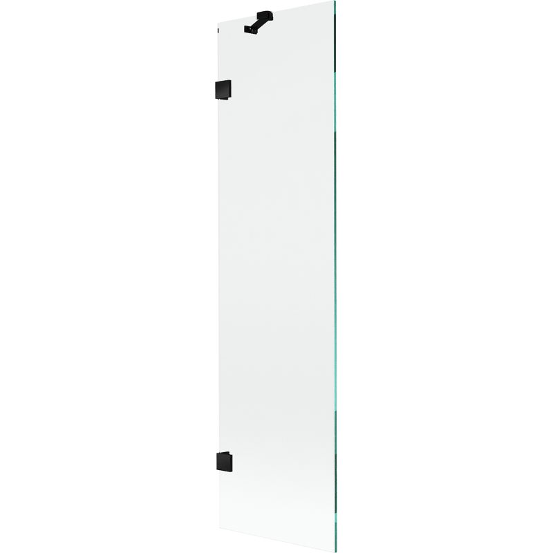 Mexen Lunar douchescherm 1-delig 50 x 150 cm, transparant, zwart - 897-050-000-70-00