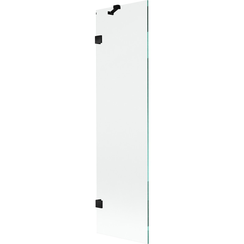 Mexen Lunar parawan nawannowy 1-skrzydłowy 50 x 150 cm, transparent, czarny - 897-050-000-70-00