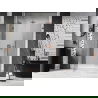 Mexen Lunar L draaideur douchedeur links 140 cm, transparant, roze goud - 834SL-140-050-60-00-L