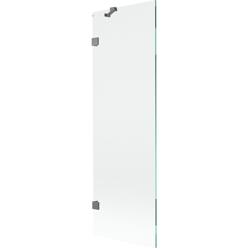 Mexen Lunar vannitoa üksik tiivaga vahesein 60 x 150 cm, läbipaistev, gun metal - 897-060-000-95-00