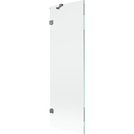 Mexen Lunar Badewannenwand 1-flügelig 60 x 150 cm, transparent, Gun Metal - 897-060-000-95-00
