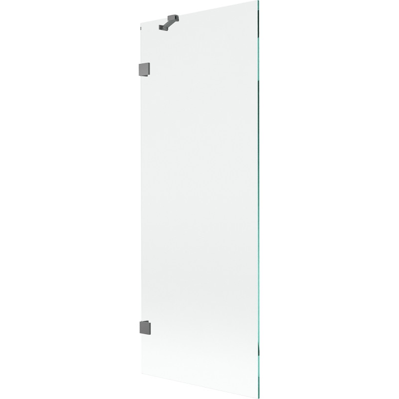 Mexen Lunar vannikardina, 1-tiivaline, 70 x 150 cm, läbipaistev, relvmetall - 897-070-000-95-00