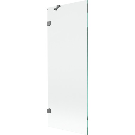 Mexen Lunar parawan nawannowy 1-skrzydłowy 70 x 150 cm, transparent, gun metal - 897-070-000-95-00