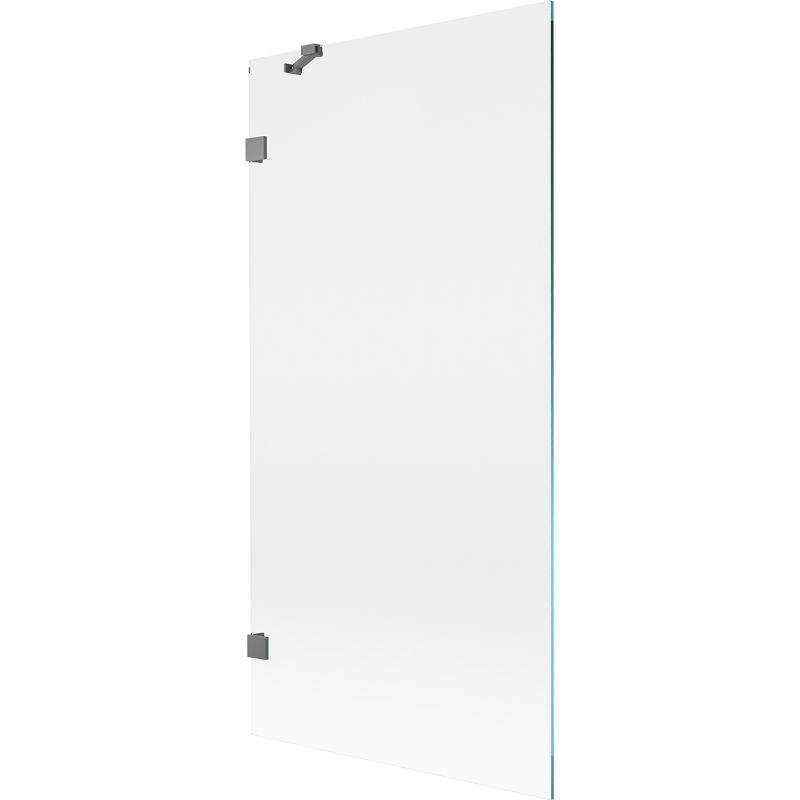 Mexen Lunar enodelna kopalna zaslona 90 x 150 cm, prozorna, temno siva - 897-090-000-95-00